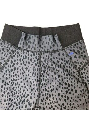 CYCLE HOUSE By Marika, Gray/Black Gradient Print Active High Waist Leggings Sz S